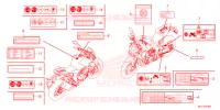 CAUTION LABEL for Honda CB 1000 HORNET SP 2025