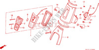 TOP COVER   POSITION LAMP for Honda C 70 Z DOUBLE SEAT, MILES 1977