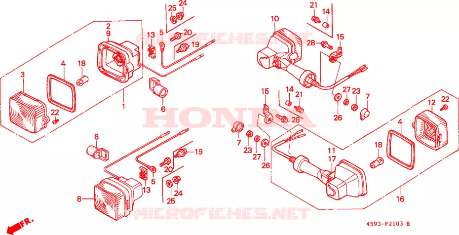 INDICATOR (4) Honda MOTO 110 CT 1994  CT110P