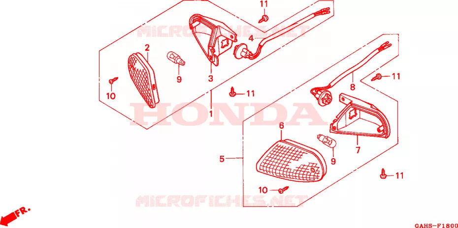 INDICATOR Honda SCOOTER 50 DIO 1993  SK50MP