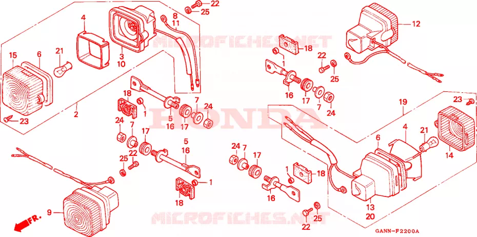 INDICATOR Honda MOTO 50 DAX 1996  ST50T