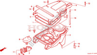 AIR CLEANER for Honda NSR 75 1993