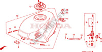 FUEL TANK for Honda NSR 75 REPSOL 2000