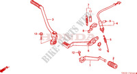 KICK STARTER ARM   BRAKE PEDAL   GEAR LEVER for Honda NSR 75 REPSOL 2000