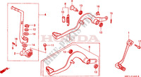 KICK STARTER ARM   BRAKE PEDAL   GEAR LEVER for Honda CR 80 R 1998