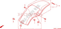REAR FENDER for Honda CR 80 R 2000