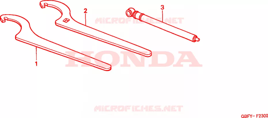 TOOL Honda MOTO 80 CR 2001  CR80R1