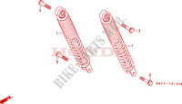 REAR SHOCK ABSORBER for Honda SCOOPY 50 1996
