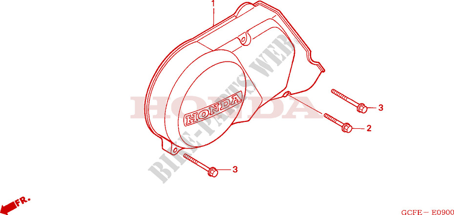 LEFT CRANKCASE COVER for Honda CRF 70 2011