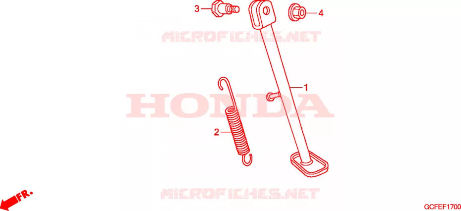 STAND Honda MOTO 70 CRF 2006  CRF70F6