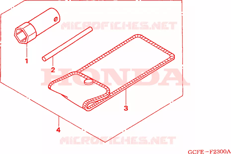 TOOL Honda MOTO 70 CRF 2005  CRF70F5