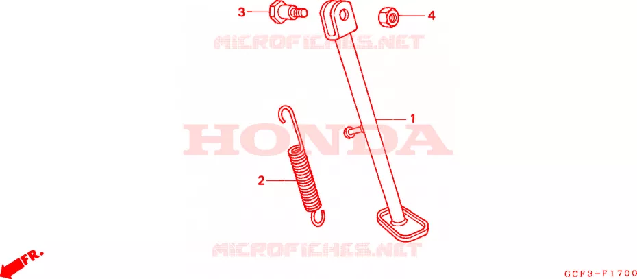 STAND Honda MOTO 70 XR 2000  XR70RY