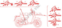 MARK (2) for Honda SKY 50 VETRO 2000