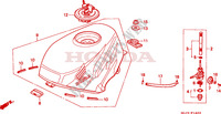 FUEL TANK for Honda NSR 50 2000