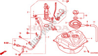 FUEL TANK for Honda SCR 110 2010