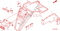 REAR FENDER for Honda SCR 110 2010