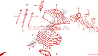 CYLINDER   HEAD for Honda SH 75 1995