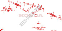 FOOTREST for Honda CRM 50 MOPED 1996
