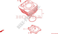 CYLINDER for Honda FOURTRAX 350 1991