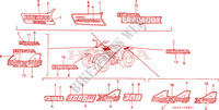 MARK/EMBLEM (TRX300L/M/FWL/FWM) for Honda TRX 300 FOURTRAX 4X4 1991