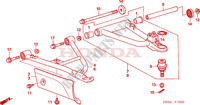 FRONT SUSPENSION ARM (TRX500FA5/6/7/8) for Honda FOURTRAX 500 FOREMAN RUBICON Hydrostatic 2007