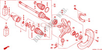 KNUCKLE (TRX500FA5/6/7/8) for Honda FOURTRAX 500 FOREMAN RUBICON Hydrostatic 2008