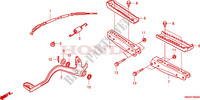 STEP/PEDAL (TRX500FA1/2/3/4) for Honda FOURTRAX 500 FOREMAN RUBICON 2001
