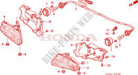 TAILLIGHT (TRX500FA5/6) for Honda FOURTRAX 500 FOREMAN RUBICON Hydrostatic 2006