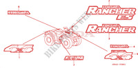 MARK (A,2A) for Honda FOURTRAX 350 RANCHER Electric Shift 2003