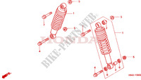 FRONT SHOCK ABSORBER for Honda FOURTRAX 350 RANCHER 4X2 2000