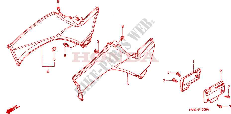 BODY COVER for Honda FOURTRAX RANCHER 350 4X2 2001