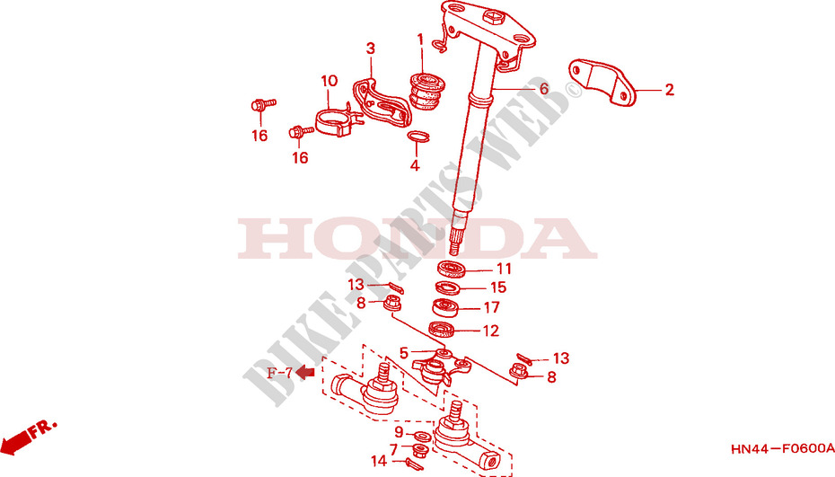 STEERING SHAFT for Honda FOURTRAX RANCHER 350 4X2 2001