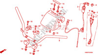 HANDLE PIPE (TRX250EX1/2/3/4/5) for Honda TRX 250 SPORTRAX EX 2005