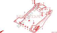 SIDE COVERS for Honda CB 250 TWO FIFTY PAYO 1994