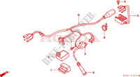 WIRE HARNESS/ IGNITION COIL(CM) for Honda XR 250 R 2000