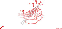 CYLINDER HEAD COVER (1) for Honda CG 125 2001