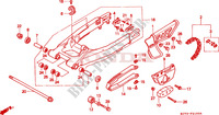 SWINGARM   CHAIN CASE for Honda XR 400 2000