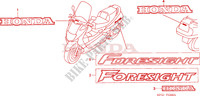 STICKERS for Honda FORESIGHT 250 2005