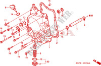 RIGHT CRANKCASE COVER for Honda AROBASE 125 STOP AND GO 2003