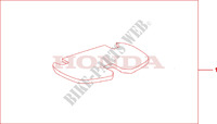 TOP BOX MAT for Honda AROBASE 125 2000