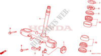 STEERING DAMPER (2) for Honda XR 200 R 1991
