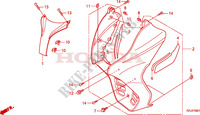 FRONT COWL (FES1257/A7)(FES1507/A7) for Honda S WING 150 FES 2007