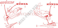 STICKERS for Honda CH 125 SPACY 1996