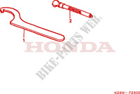 TOOL for Honda CR 125 R 1998