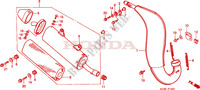 EXHAUST (2) for Honda CR 125 R 2001