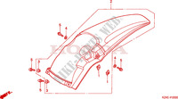 REAR FENDER for Honda CR 125 R 2000