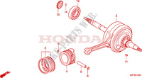 CRANKSHAFT for Honda INNOVA 125 2011