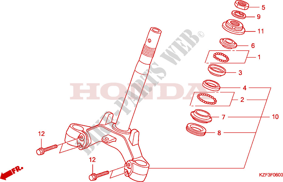 STEERING DAMPER for Honda INNOVA 125 2010