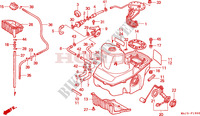FUEL TANK for Honda PAN EUROPEAN ST 1100 ABS 1997