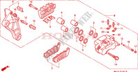 REAR BRAKE CALIPER (ST1100AT/AV/AW) for Honda PAN EUROPEAN ST 1100 ABS 1997